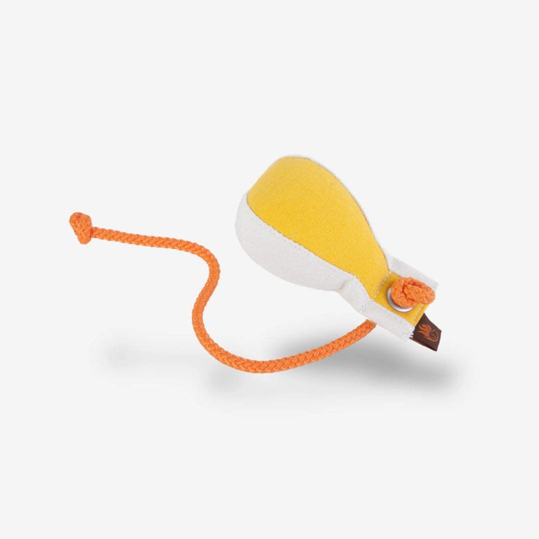 Firedog markering dummyboll 150 g gul och vit #color_yellow-white