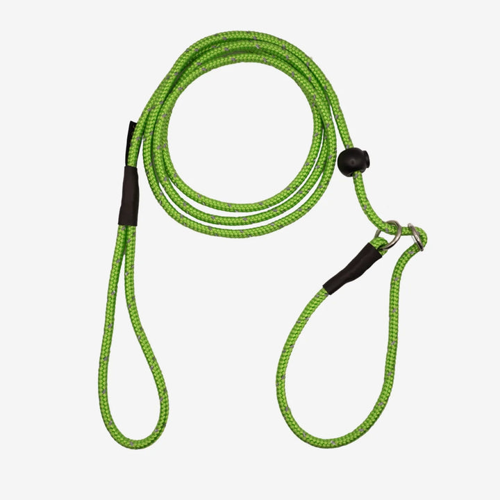 Junies retrieverkoppel 180 x 0,6 cm reflex grön #color_reflex-green