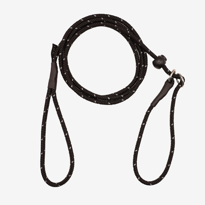 Junies retrieverkoppel 180 x 0,6 cm reflex svart #color_reflex-black