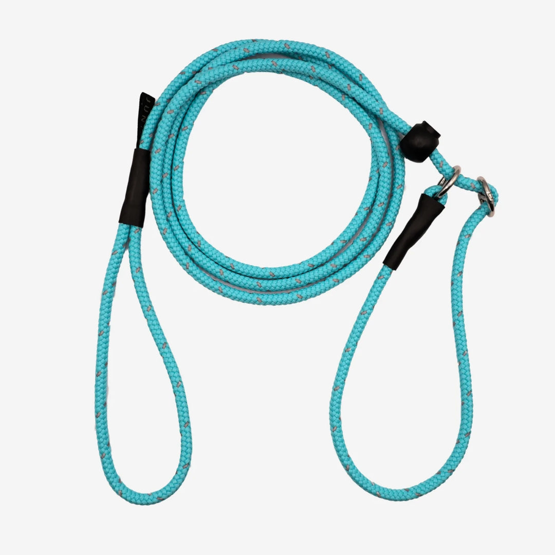 Junies retrieverkoppel 180 x 0,6 cm reflex turkos #color_reflex-turkos