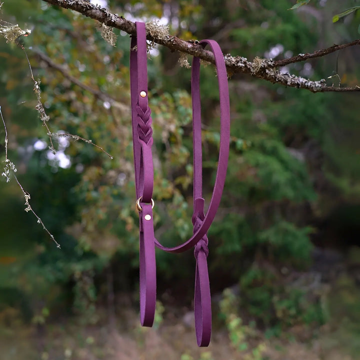 Junies allt-i-ett-koppel läder 180 cm lila #color_purple