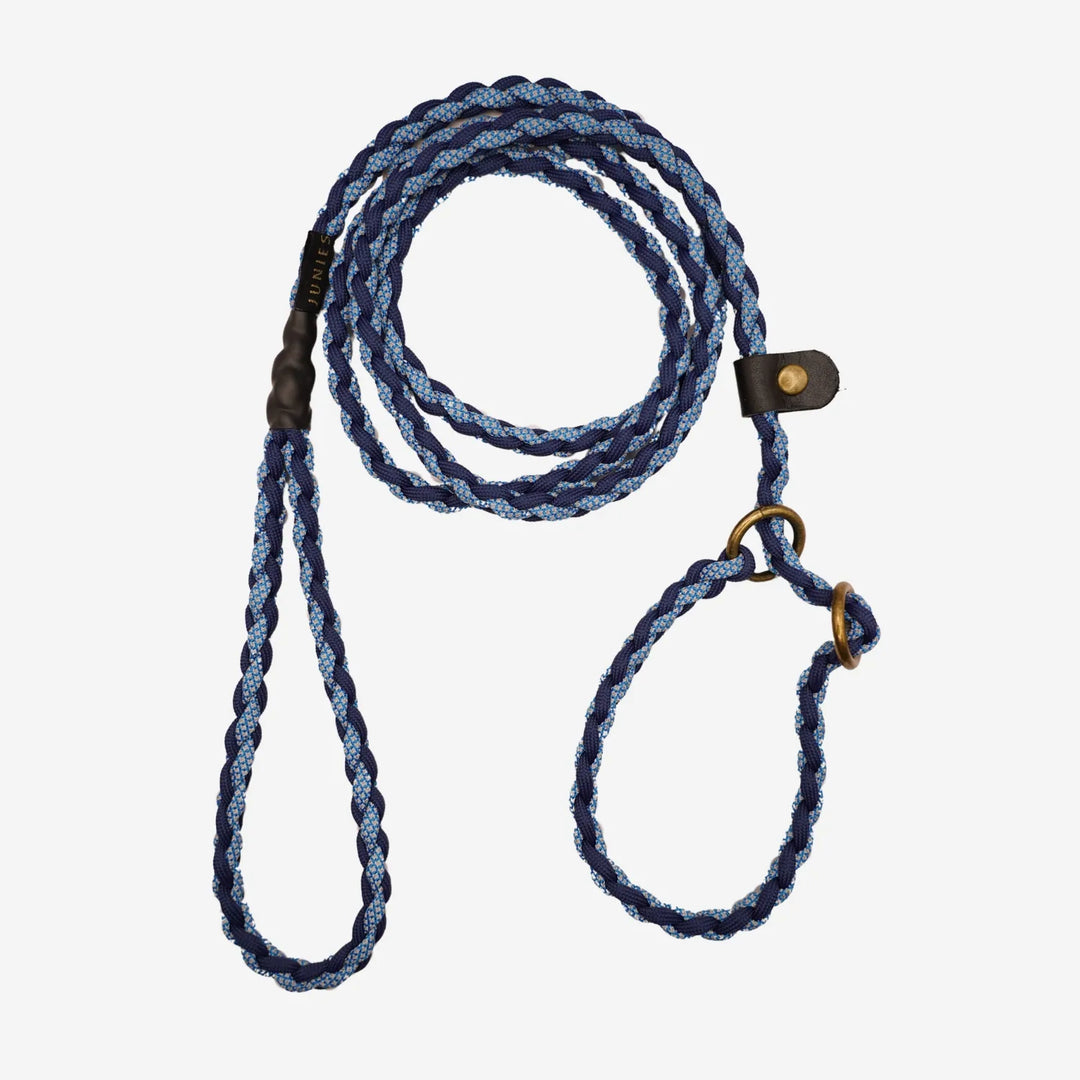 JUNIES Flätat Retrieverkoppel 200 x 0,8 cm Reflex