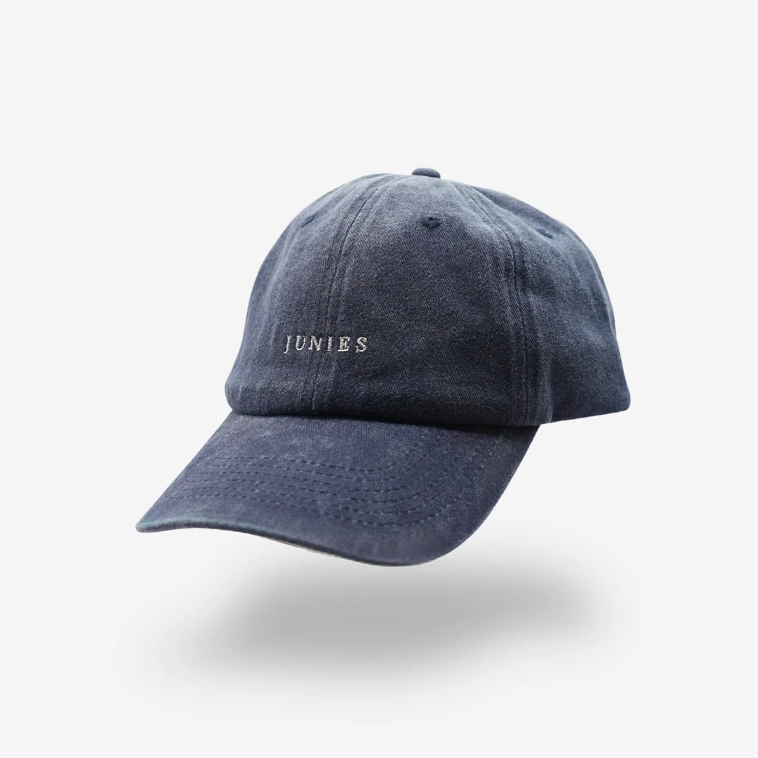 Junies keps stone wash navy #color_navy