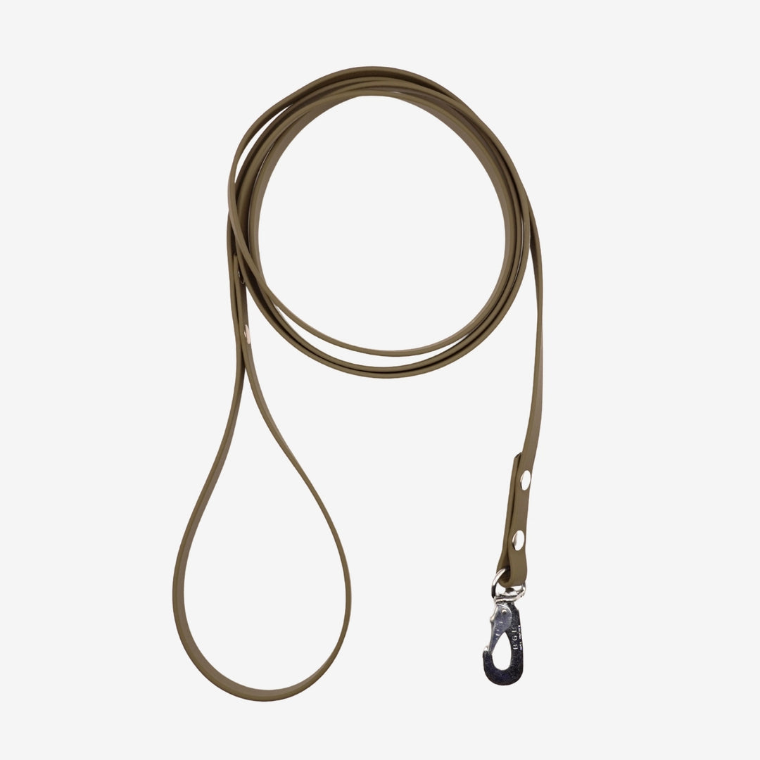 Junies koppel biothane 2 meter 13 mm khaki #color_khaki