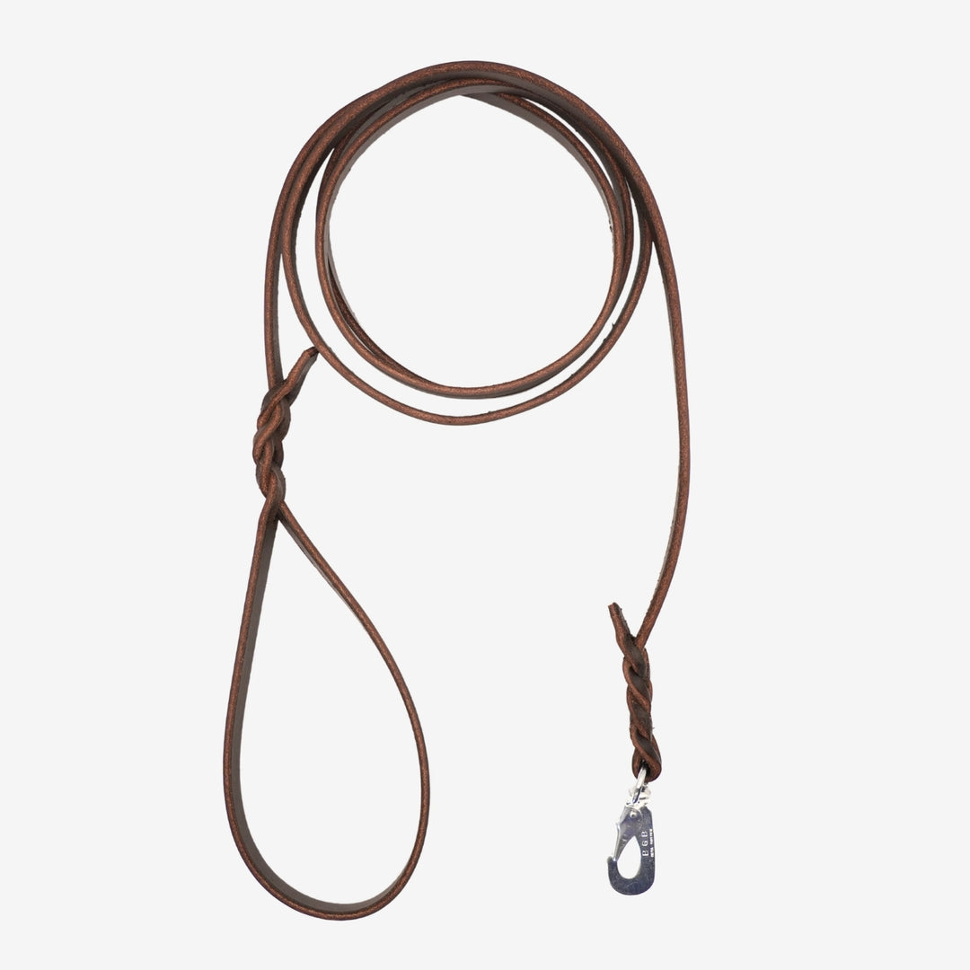 Junies läderkoppel 2 m black brun #color_brown