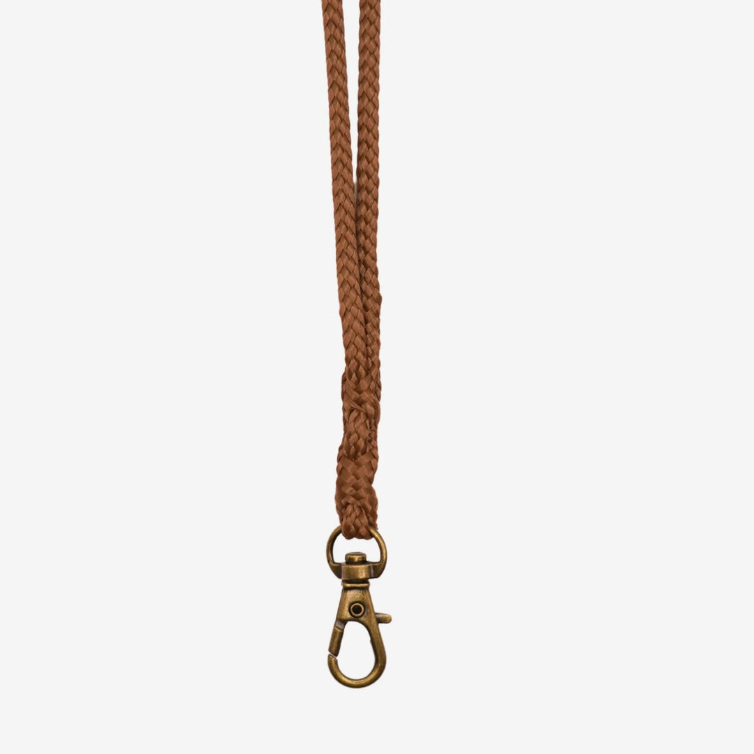 Junies närbild visselpipsband klassiskt platt brun #color_brown