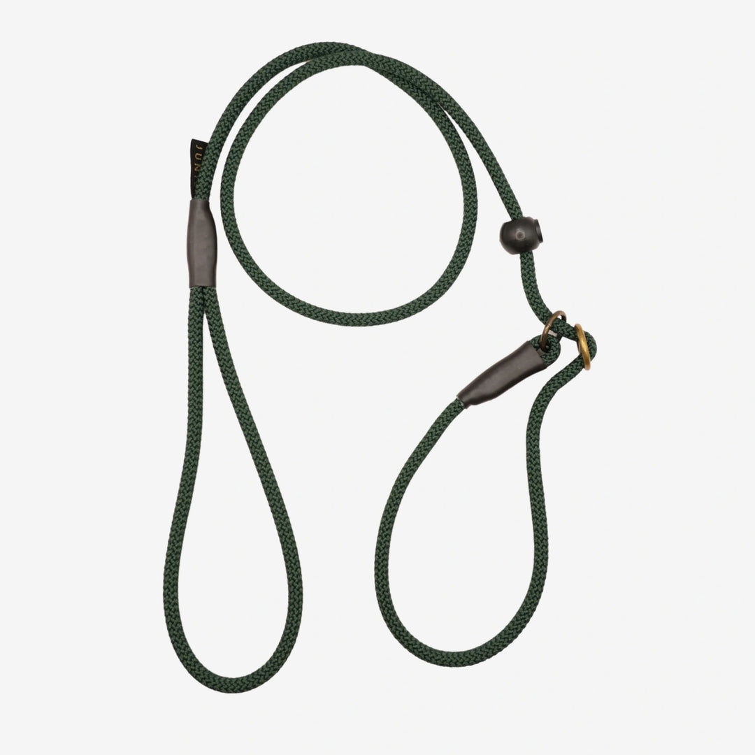 Junies retrieverkoppel 120 x 0,6 cm dark green #color_dark-green