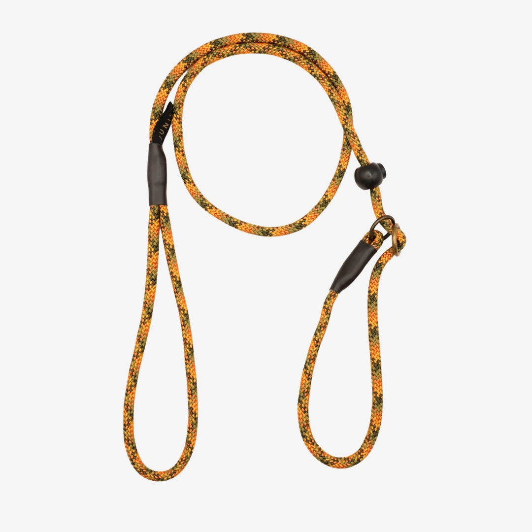 Junies retrieverkoppel 120 x 0,6 cm orange camo #color_orange-camo