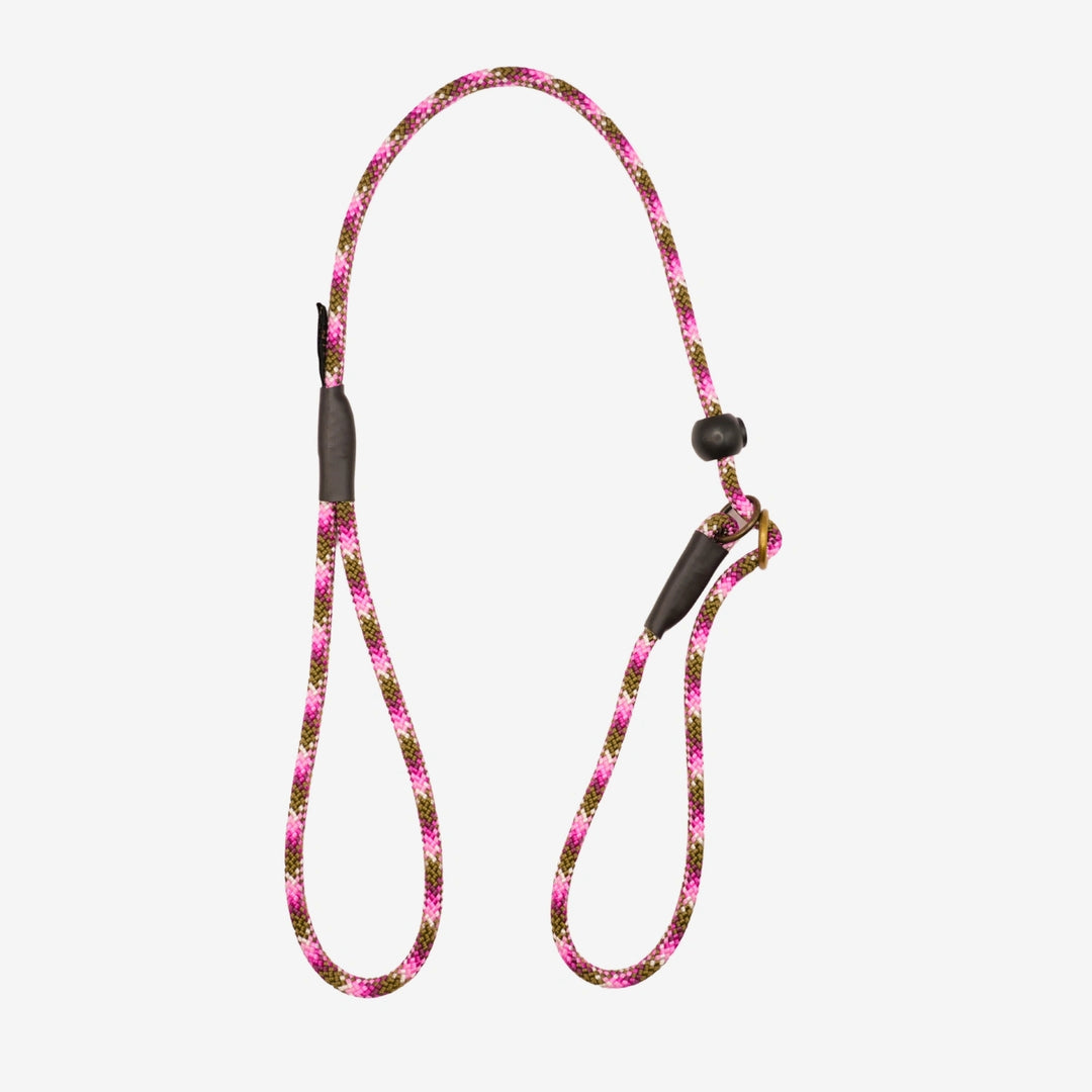 Junies retriverkoppel 90 x 0,6 cm pink green patterned #color_pink-green-patterned