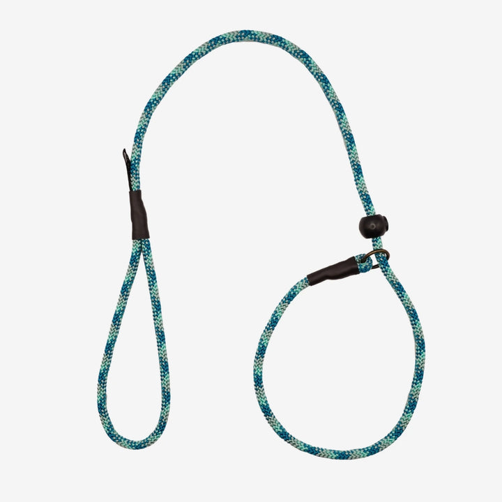 Junies retriverkoppel 90 x 0,6 cm teal patterned #color_teal-patterned