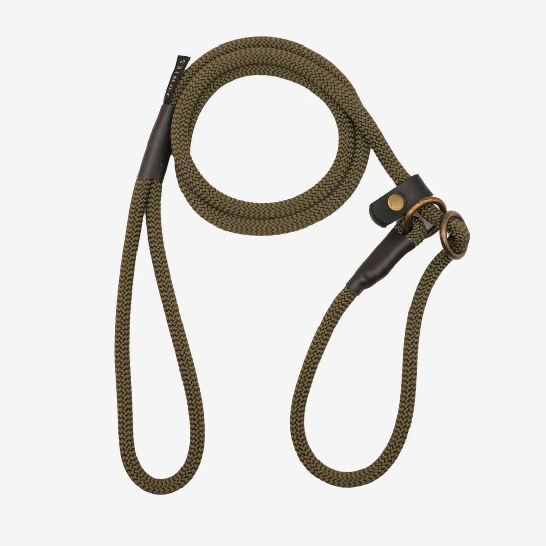 junies retriveverkoppel 140 x 0,8 cm army green #color_army-green