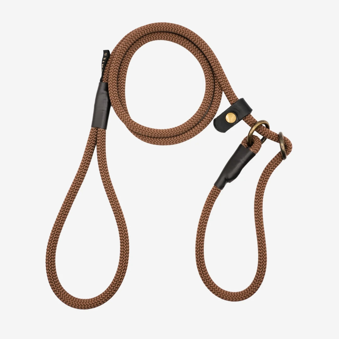 junies retriveverkoppel 140 x 0,8 cm brown #color_brown