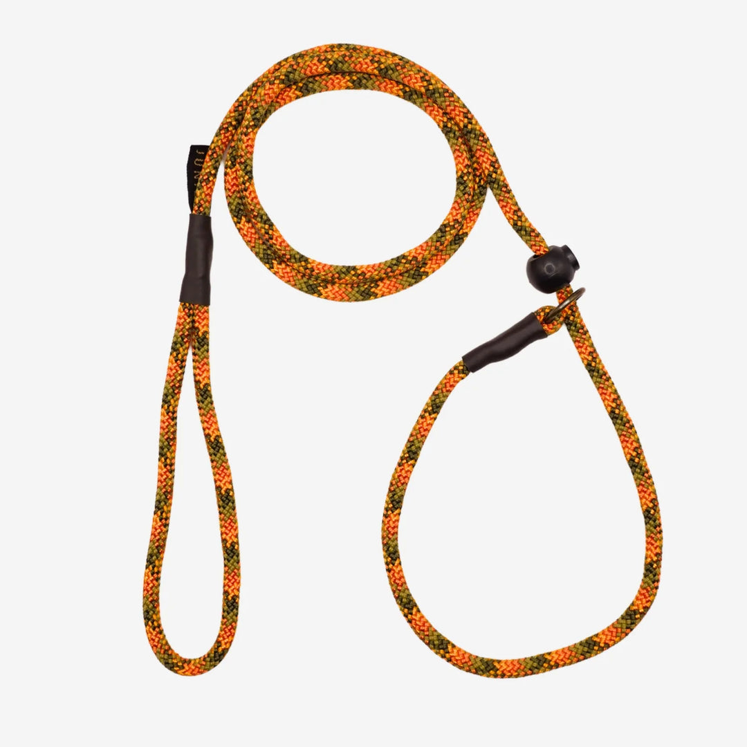 Junies retrieverkoppel 140 x 0,6 cm orange camo #color_orange-camo