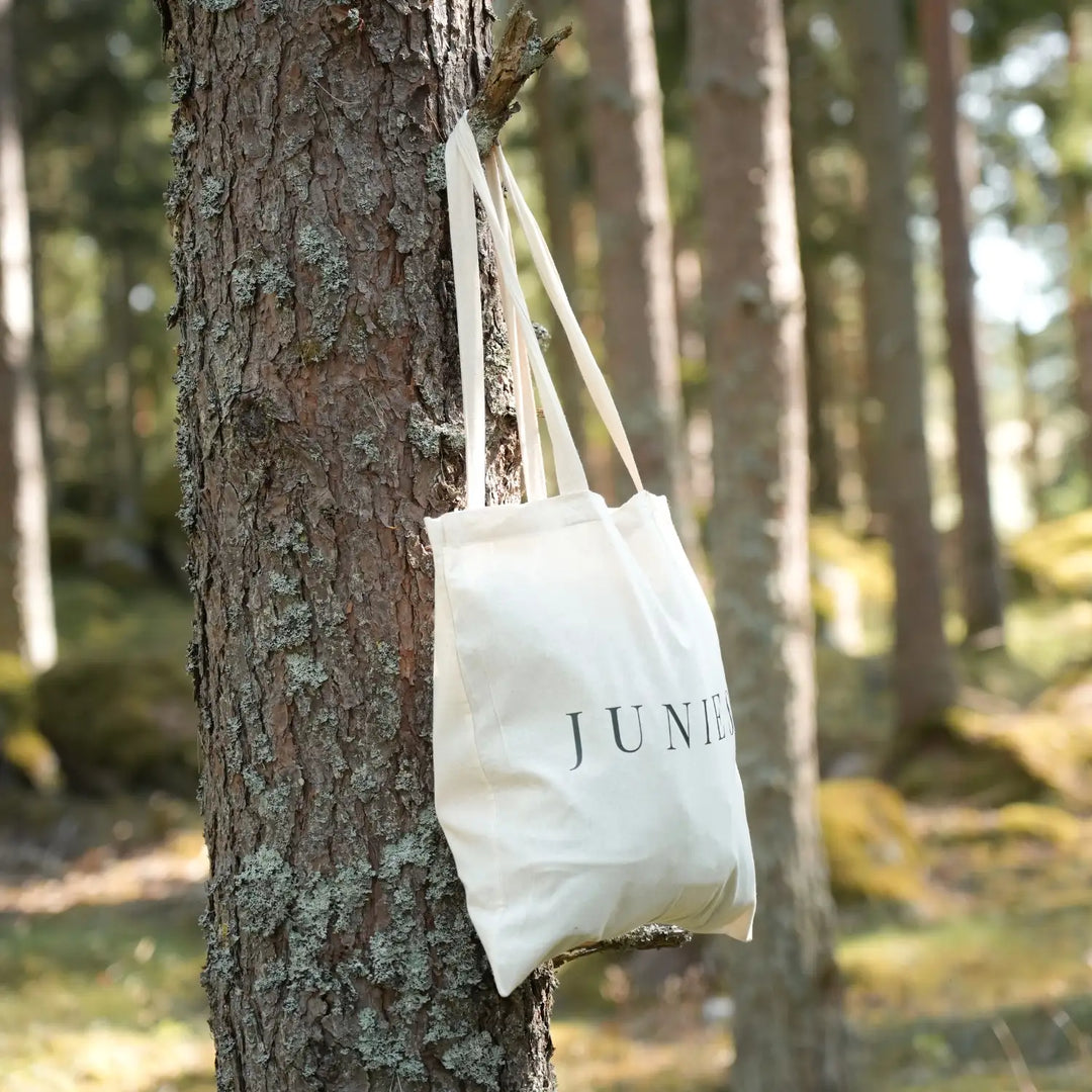 Junies tygpåse handtag