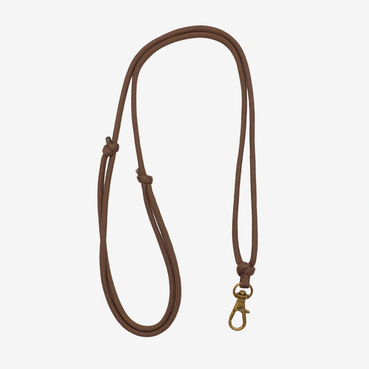 JUNIES visselpipsband Enkel brown med hake 