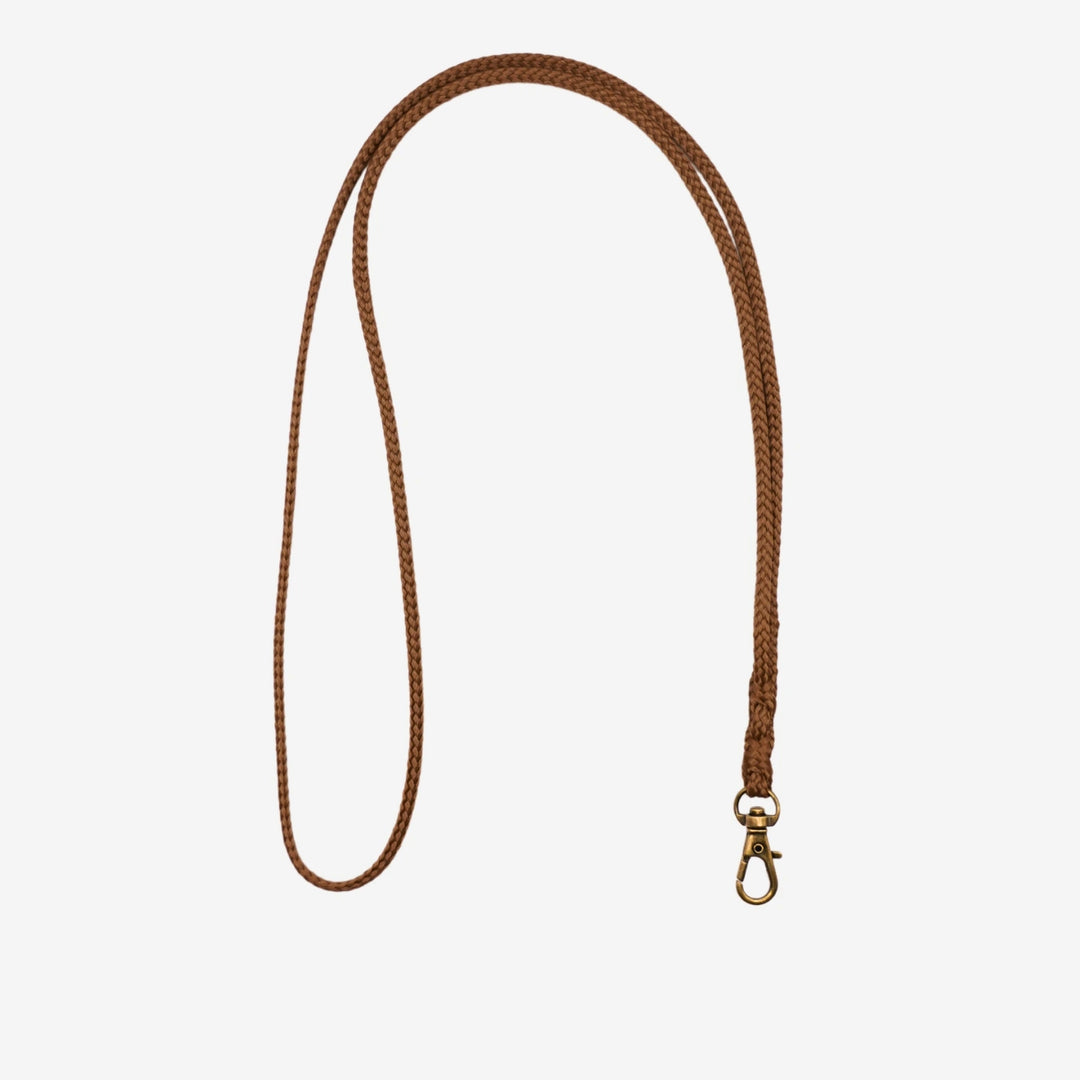 Junies visselpipsband klassiskt platt brun #color_brown