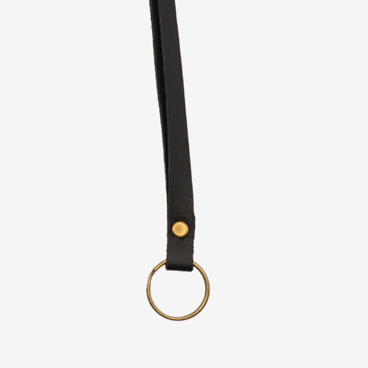 JUNIES Visselpipsband Läder