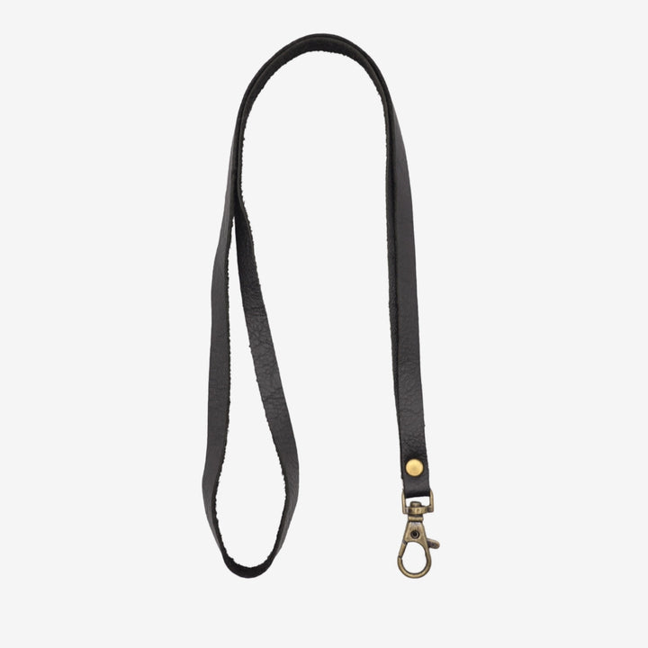 Junies visselpipsband svenskt läder black #color_black