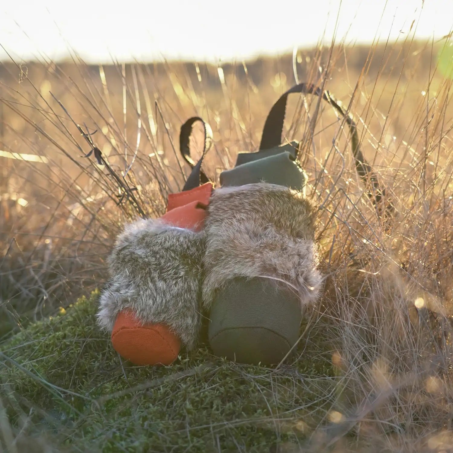 Miljöbild fiedog speedy dummy orange 250 g och khaki 500 g #color_orange