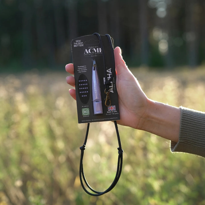 Miljöbild med JUNIES visselpipsband Enkel black med hake 