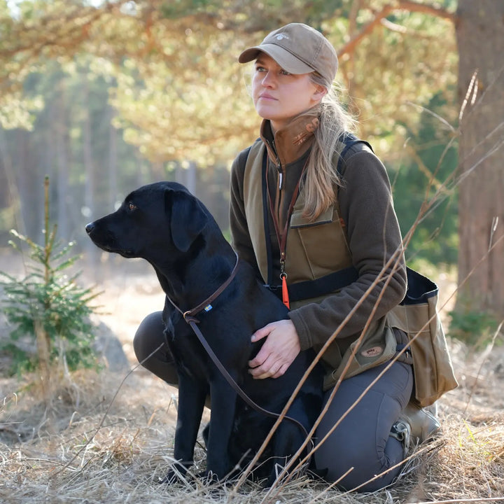 Miljobild Firedog dummyväst hunter air vaxad bomull light khaki