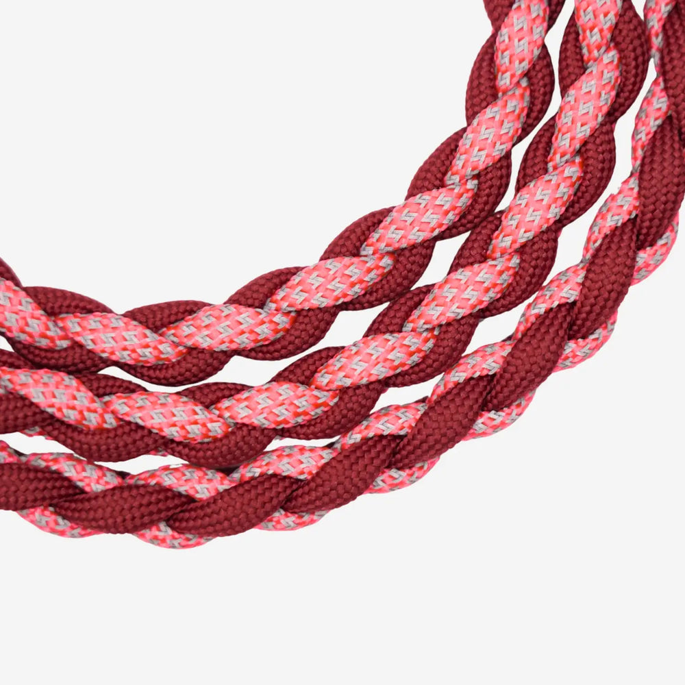 Närbild junies retrieverkoppel reflex 200x 0,8 cm red reflex #color_reflex-red